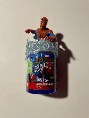 Marvel Spider-Man Blue & Red Action Figure Slime Toy Party Favor New Sealed
